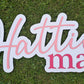 Layered Name Sign