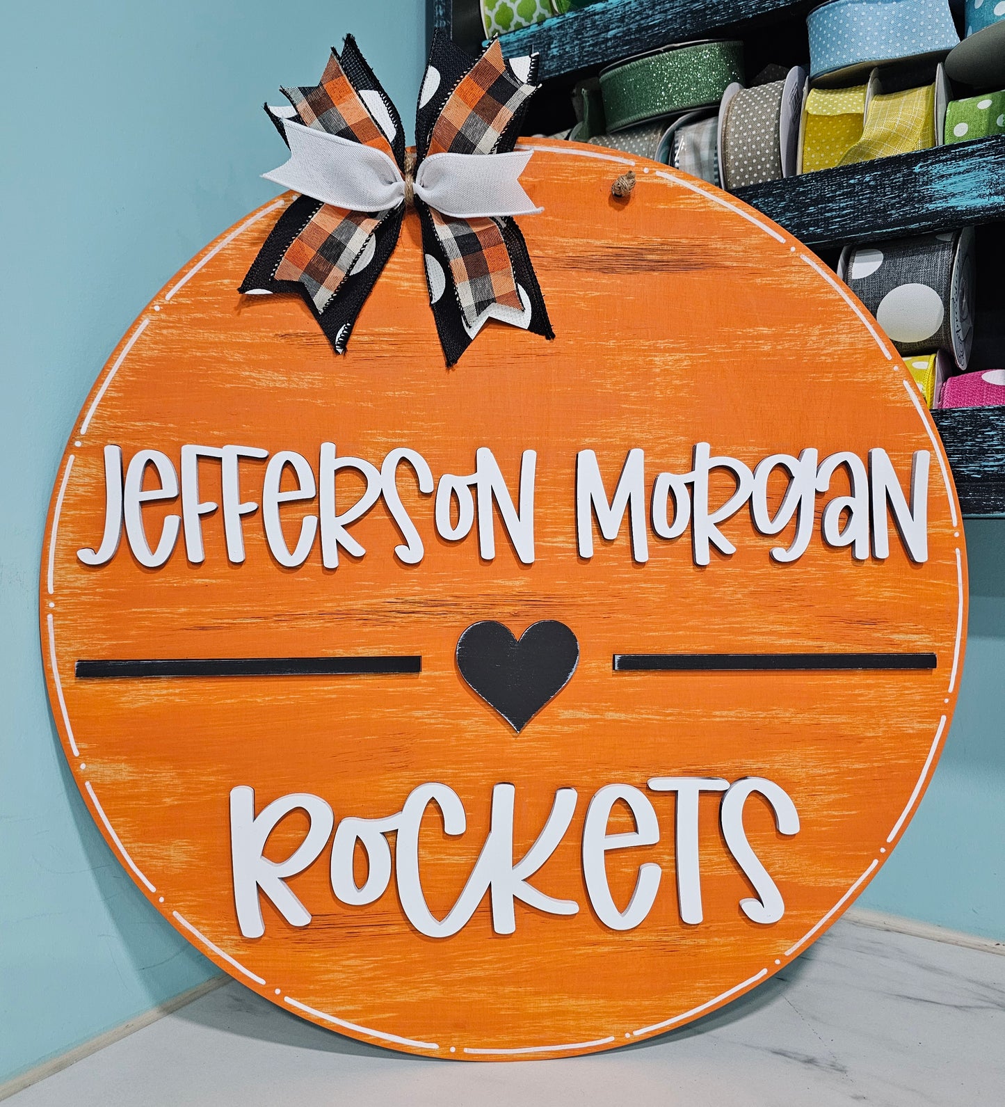 School Mascot Door Hanger
