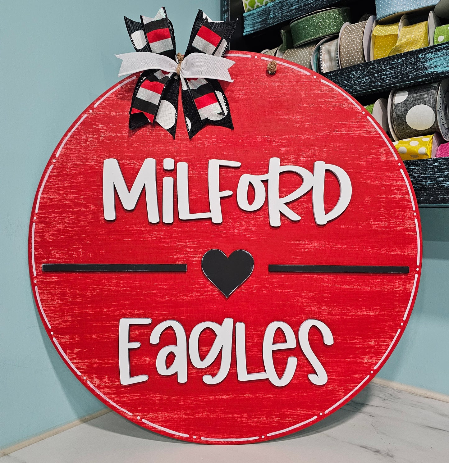 School Mascot Door Hanger