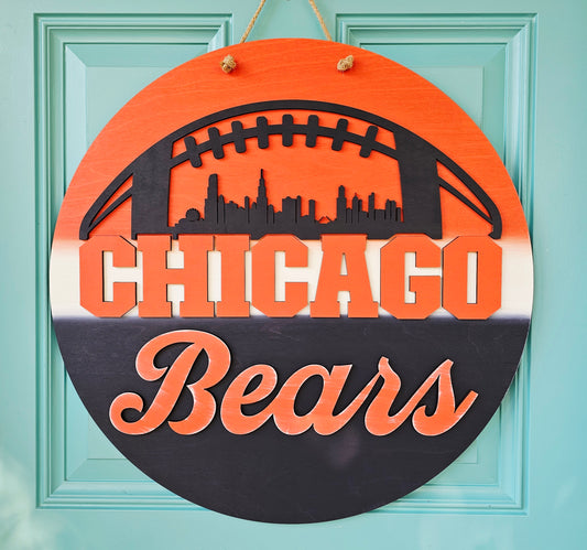 Chicago Bears Door Hanger
