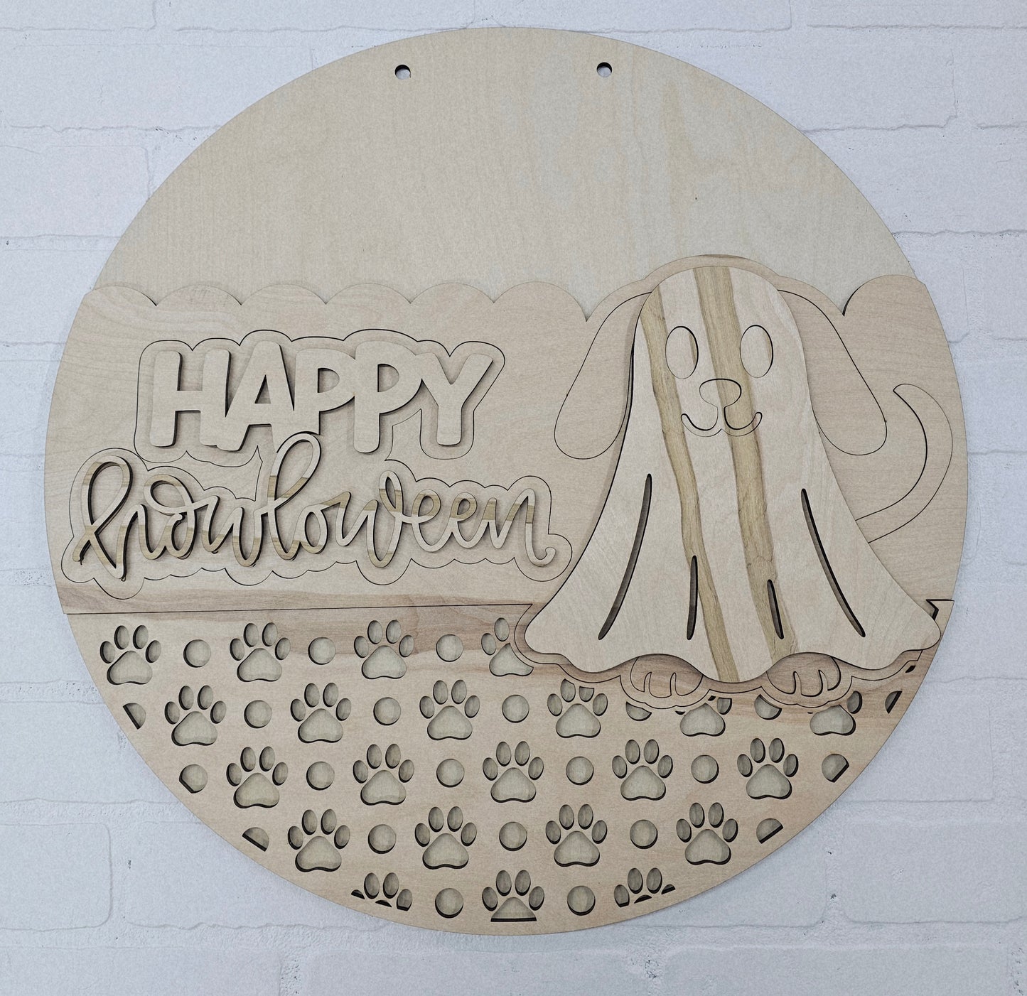 Happy Howloween Dog Door Hanger