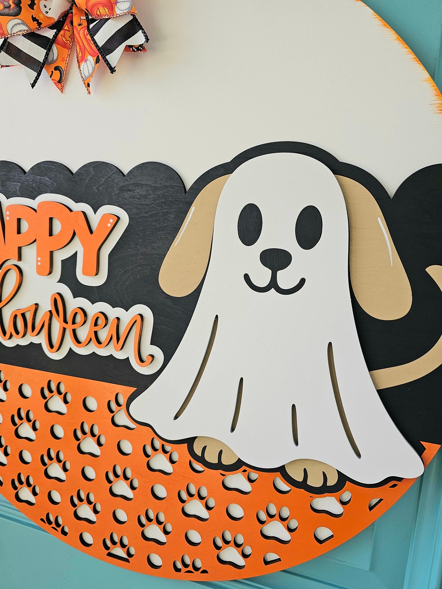 Happy Howloween Dog Door Hanger