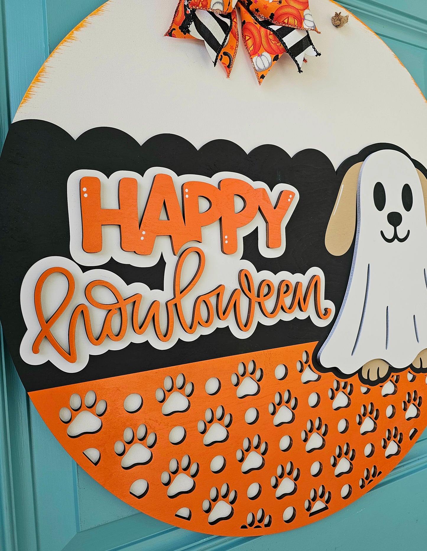 Happy Howloween Dog Door Hanger