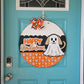 Happy Howloween Dog Door Hanger