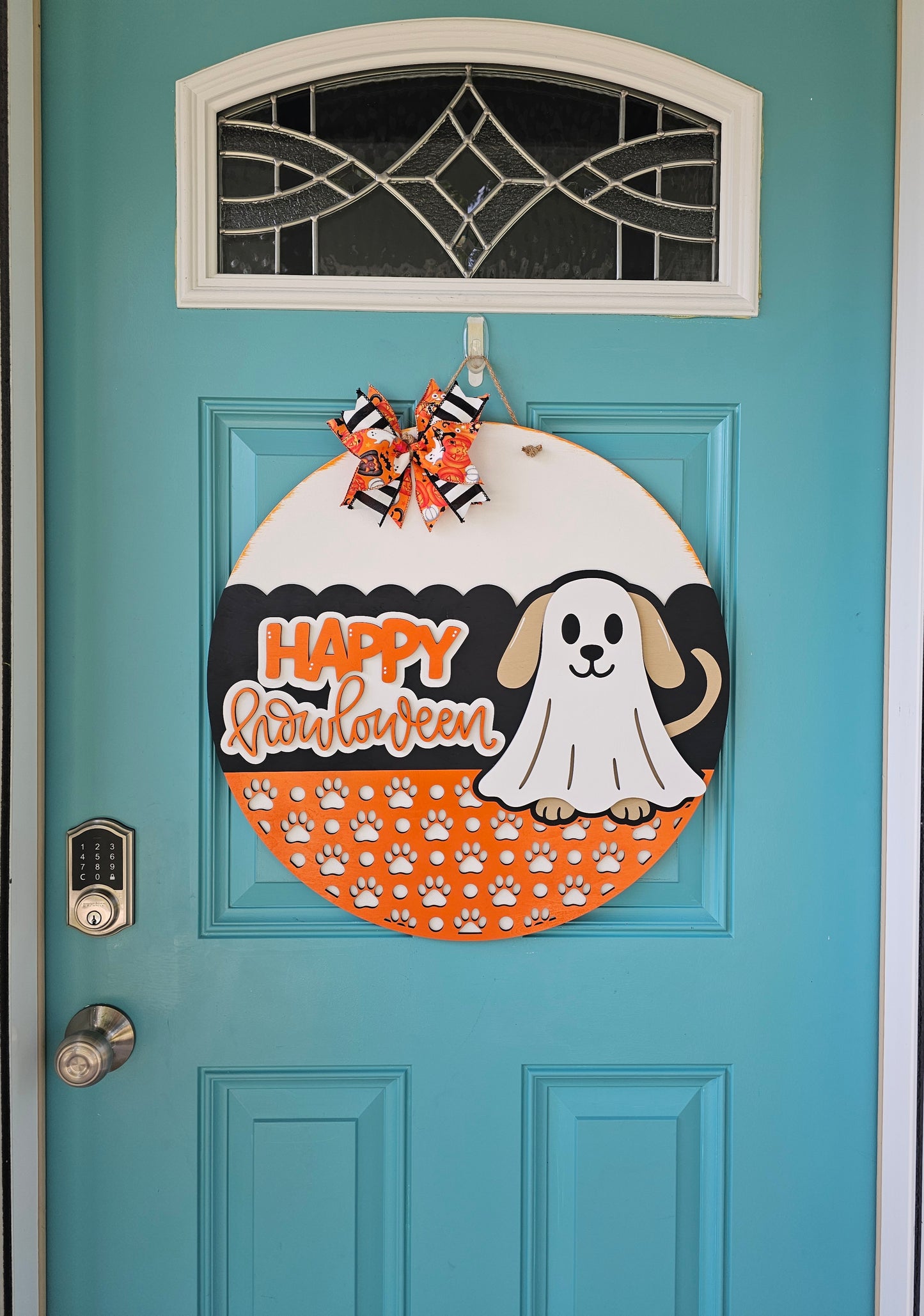 Happy Howloween Dog Door Hanger