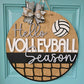 Hello Volleyball Season Door Hanger