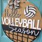Hello Volleyball Season Door Hanger