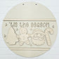 Tis the Season Christmas Door Hanger