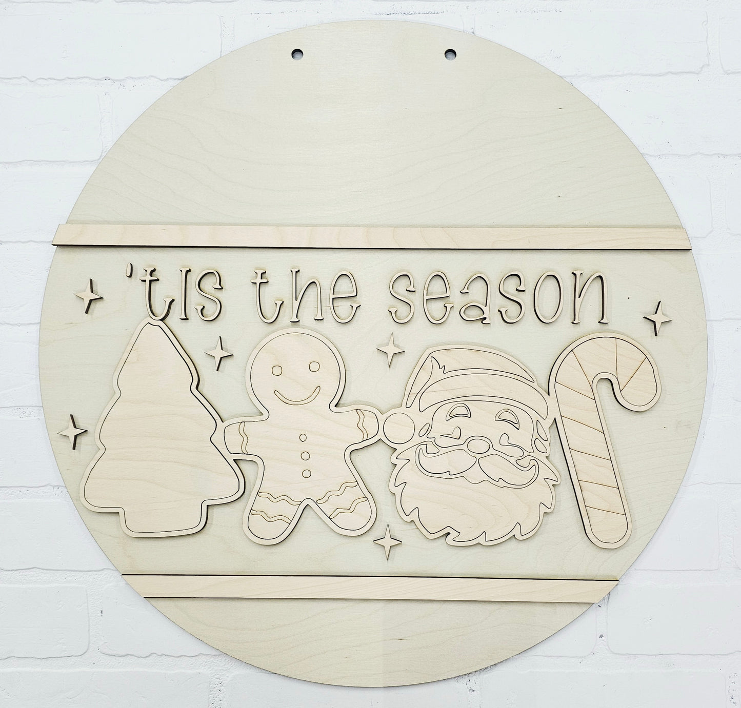 Tis the Season Christmas Door Hanger