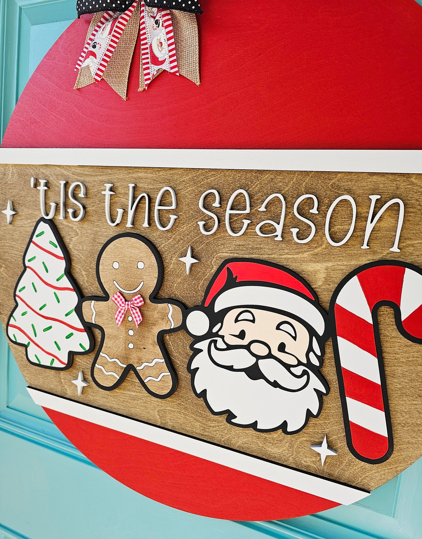 Tis the Season Christmas Door Hanger