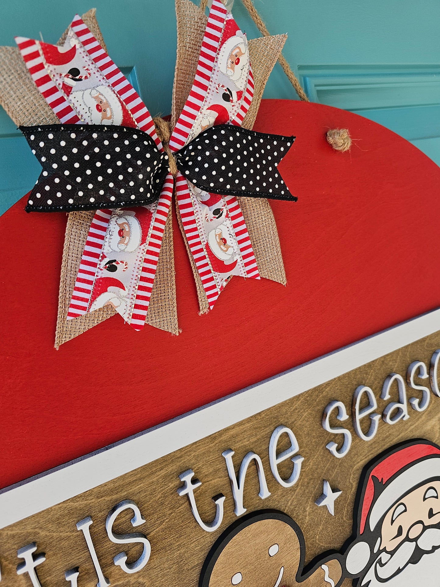 Tis the Season Christmas Door Hanger