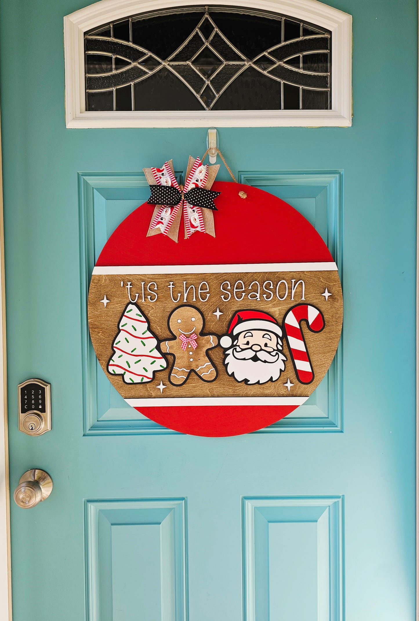 Tis the Season Christmas Door Hanger
