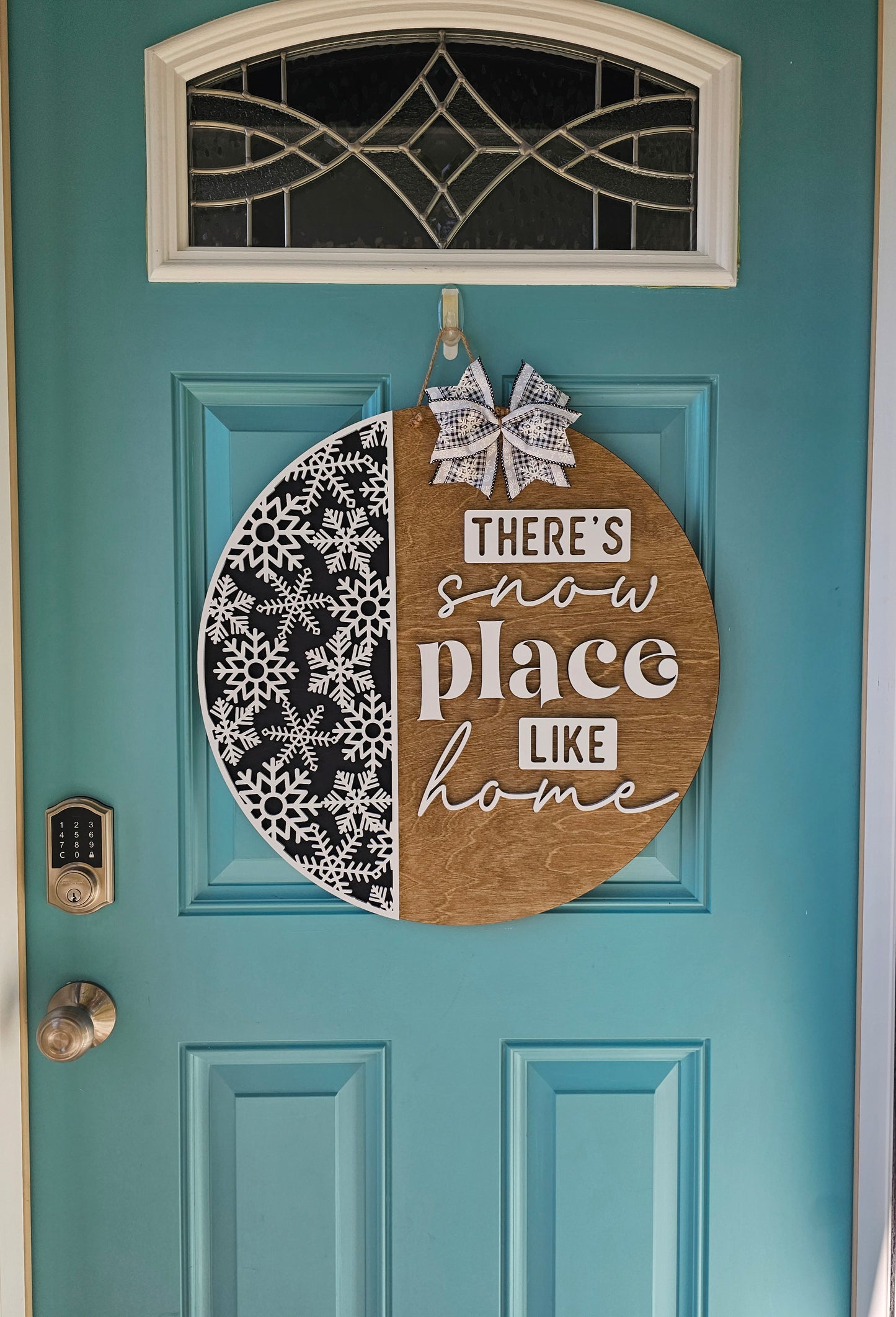 There's Snow Place Like Home Door Hanger