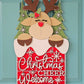 Reindeer Chimney Door Hanger