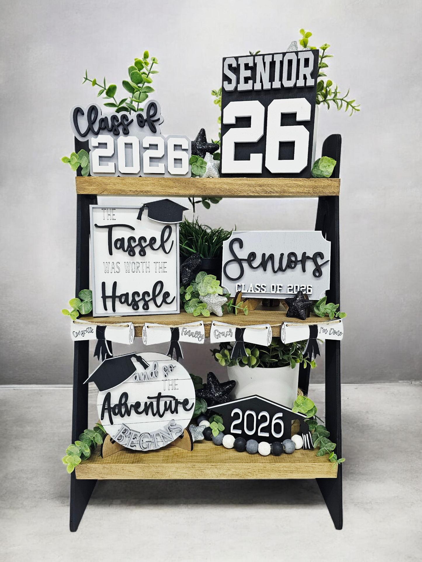 Graduation Tiered Tray Set