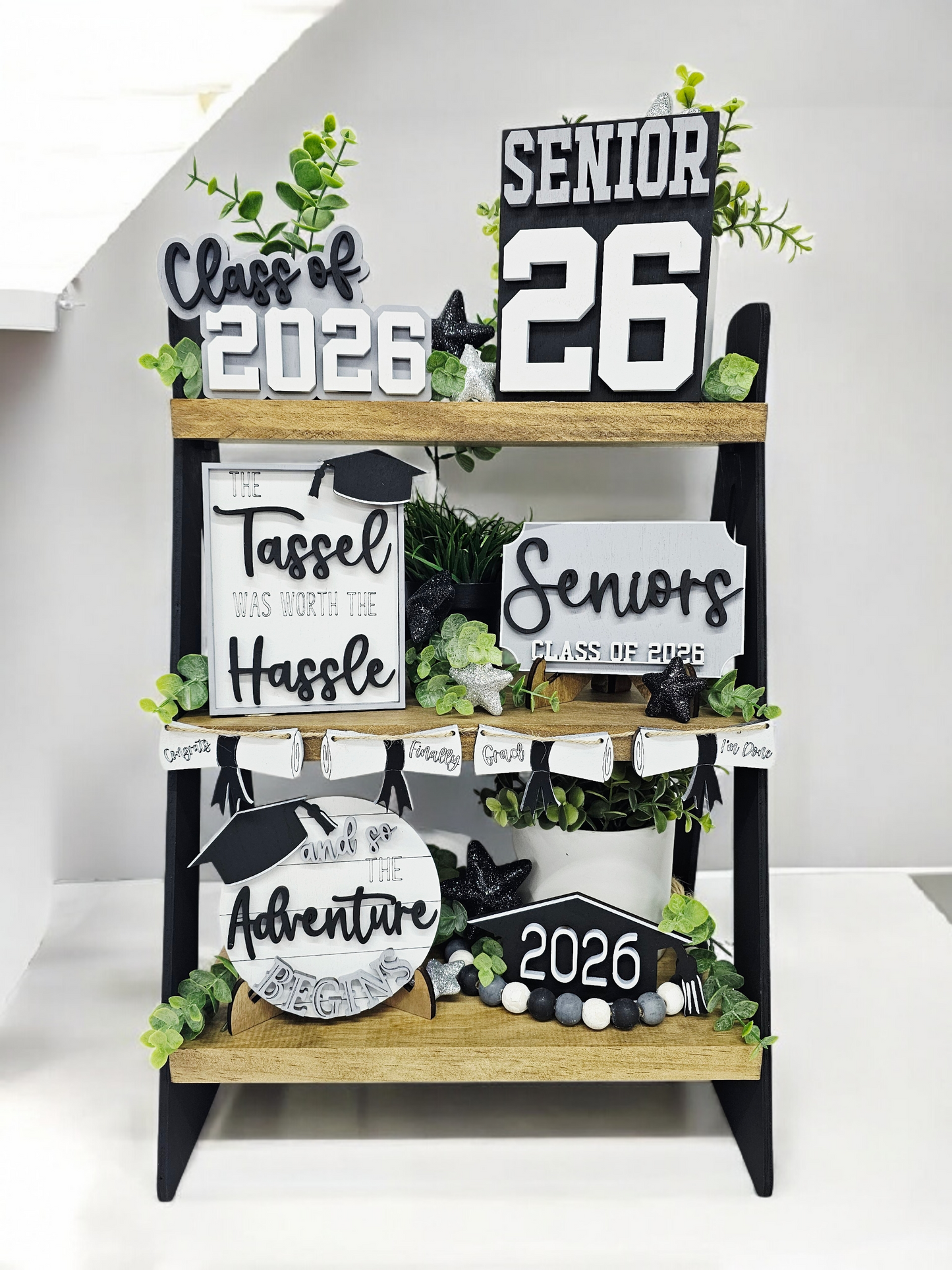 Graduation Tiered Tray Set