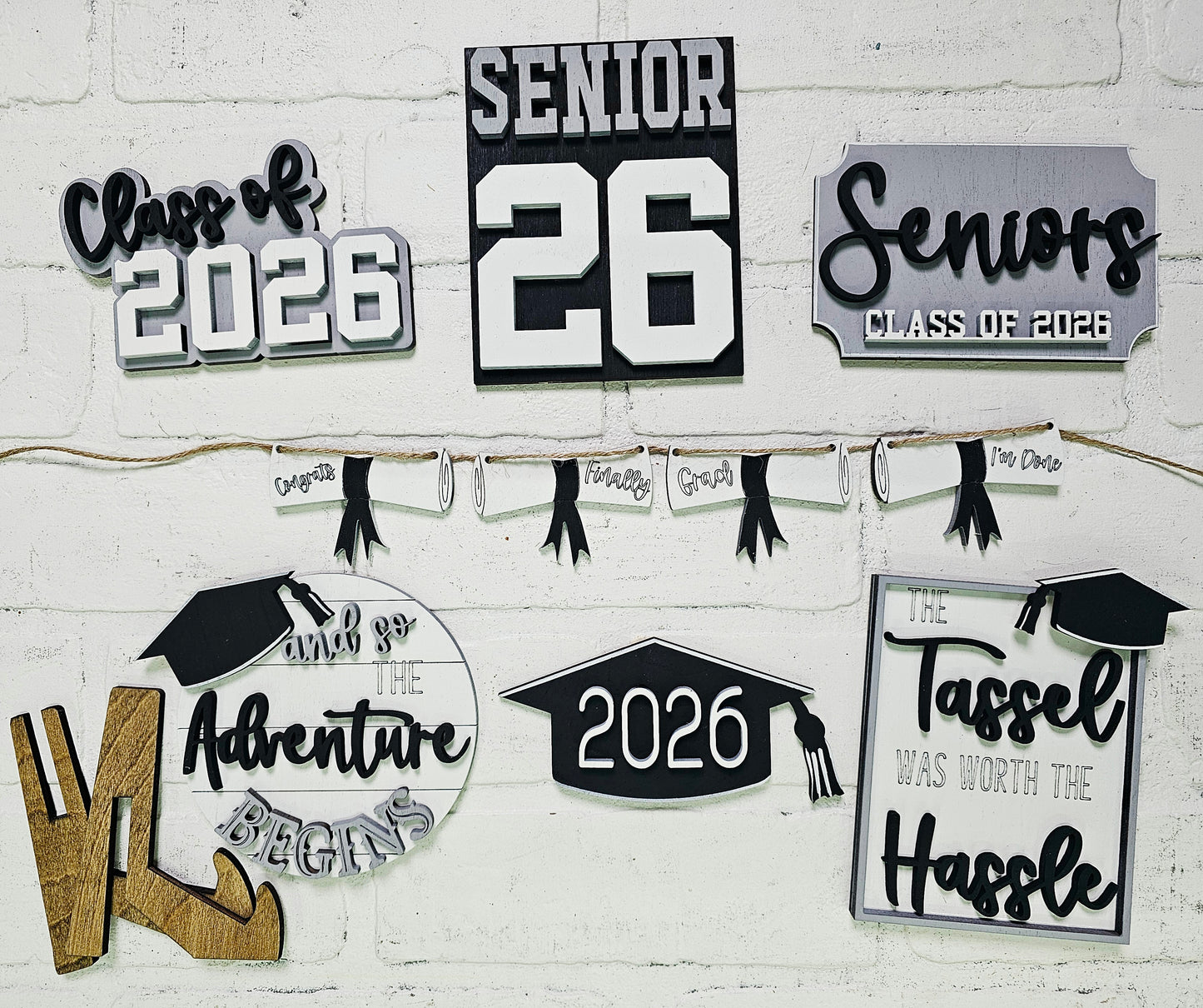 Graduation Tiered Tray Set