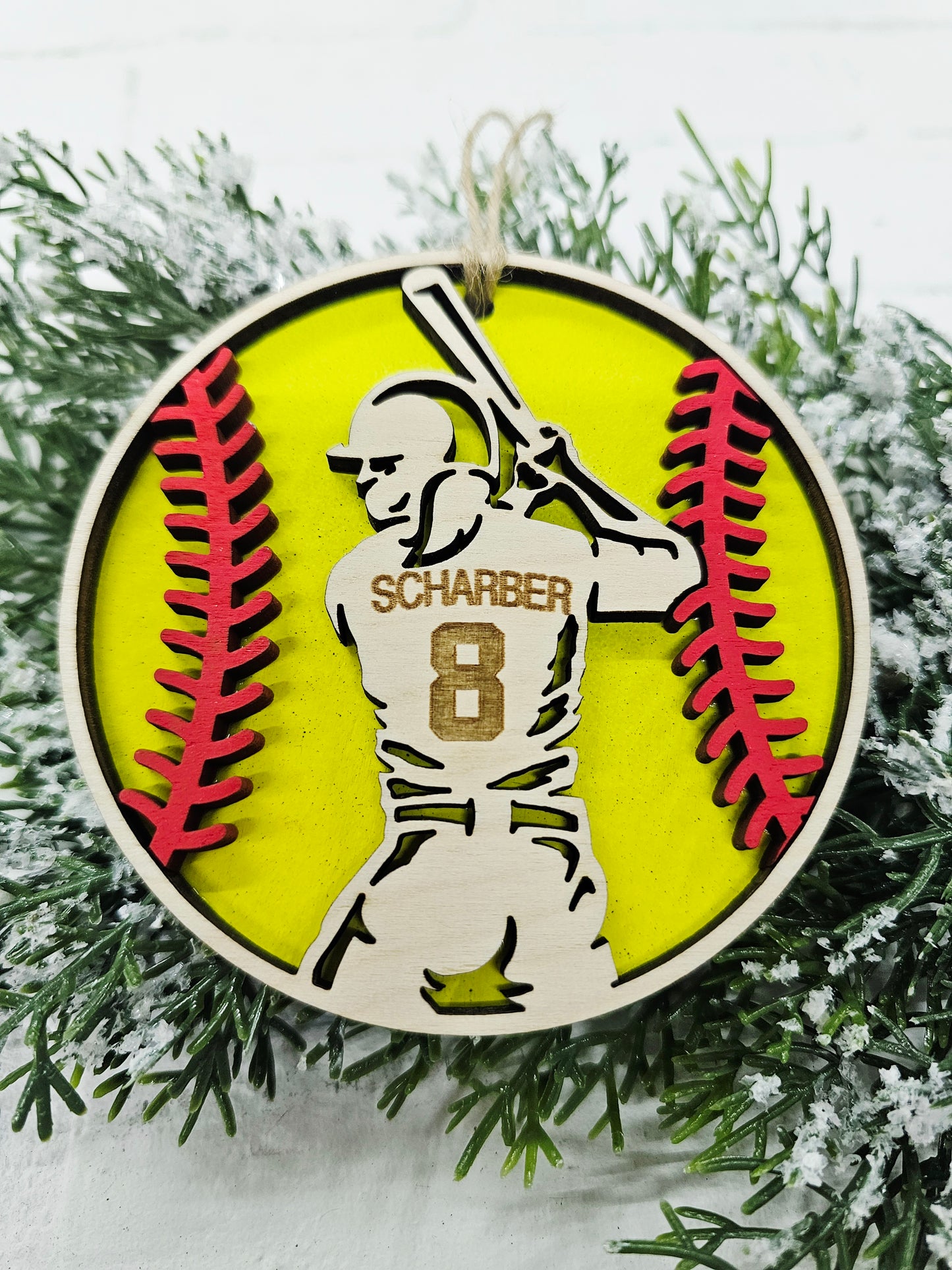 Softball Ornament