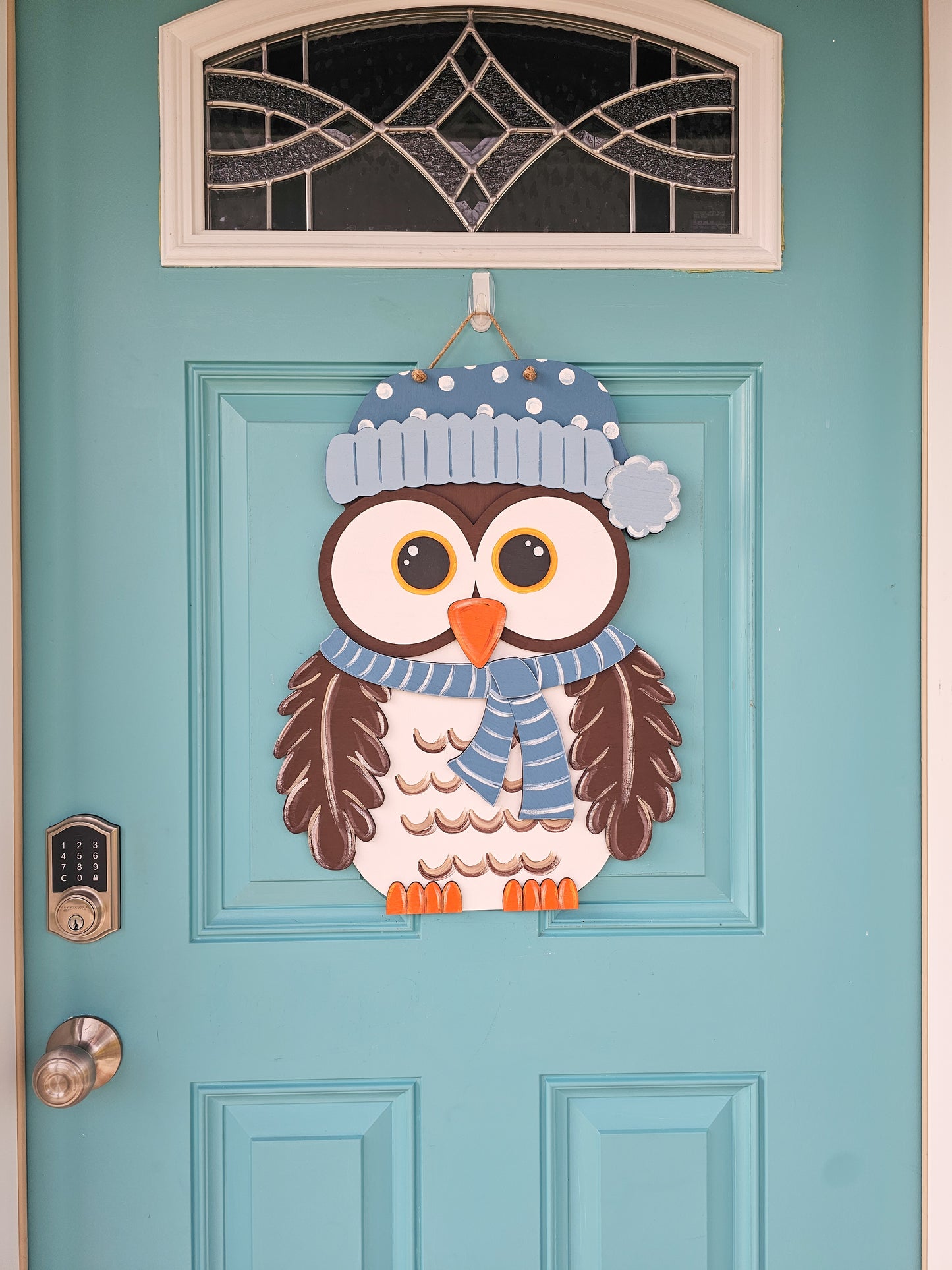 Winter Owl Door Hanger