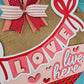 Love Lives Here Banner Door Hanger