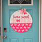 Home Sweet Home Bows Door Hanger