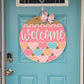 Welcome Stacking Hearts Door Hanger