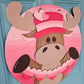 Valentine Moose Door Hanger