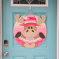 Valentine Moose Door Hanger