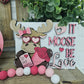 Valentine Moose Tiered Tray Set
