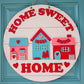 Home Sweet Home House Village Door Hanger