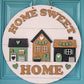Home Sweet Home House Village Door Hanger