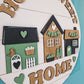 Home Sweet Home House Village Door Hanger