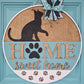 Home Sweet Home Cat Door Hanger