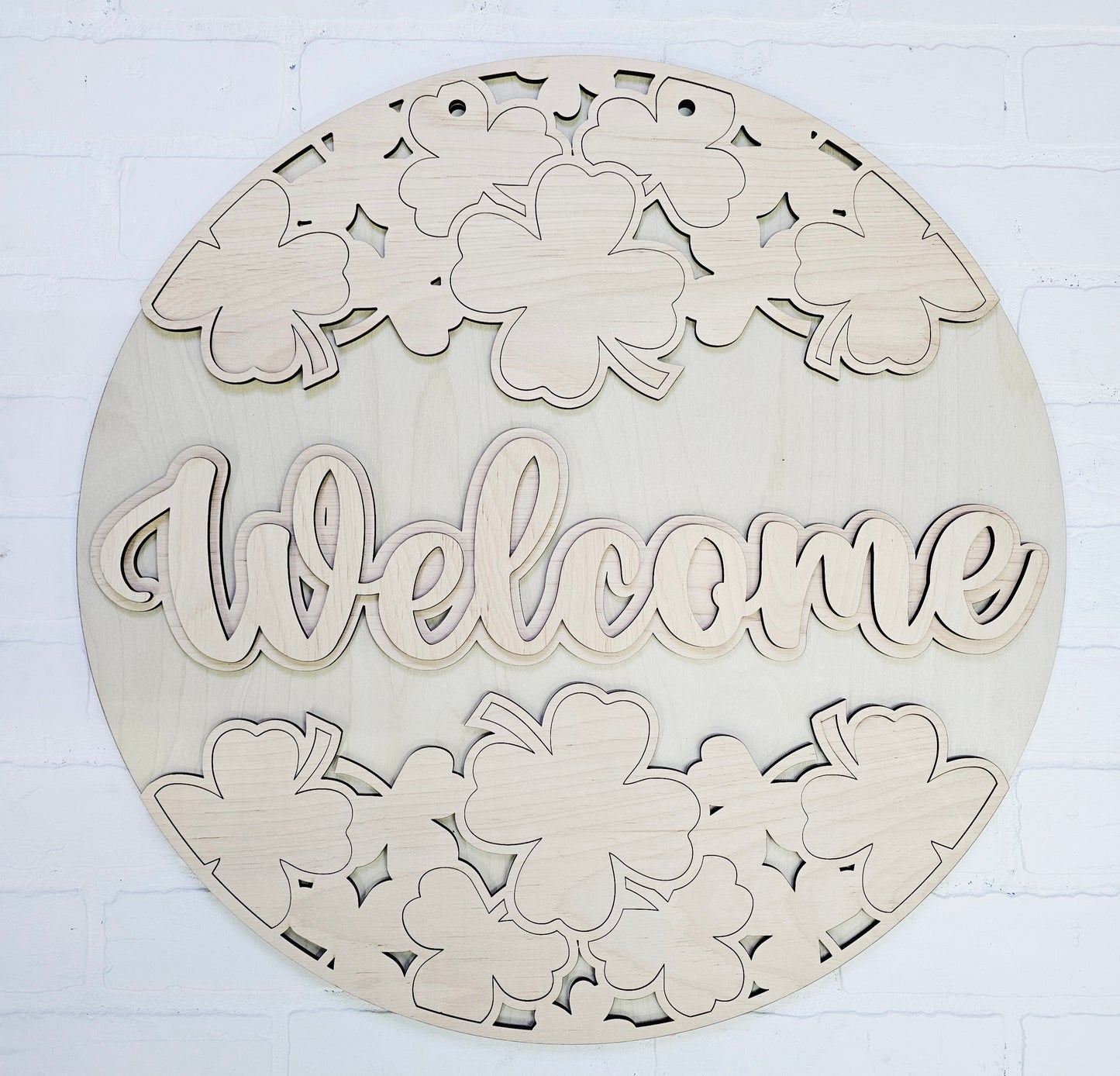 St. Patrick's Day Irish Welcome Door Hanger