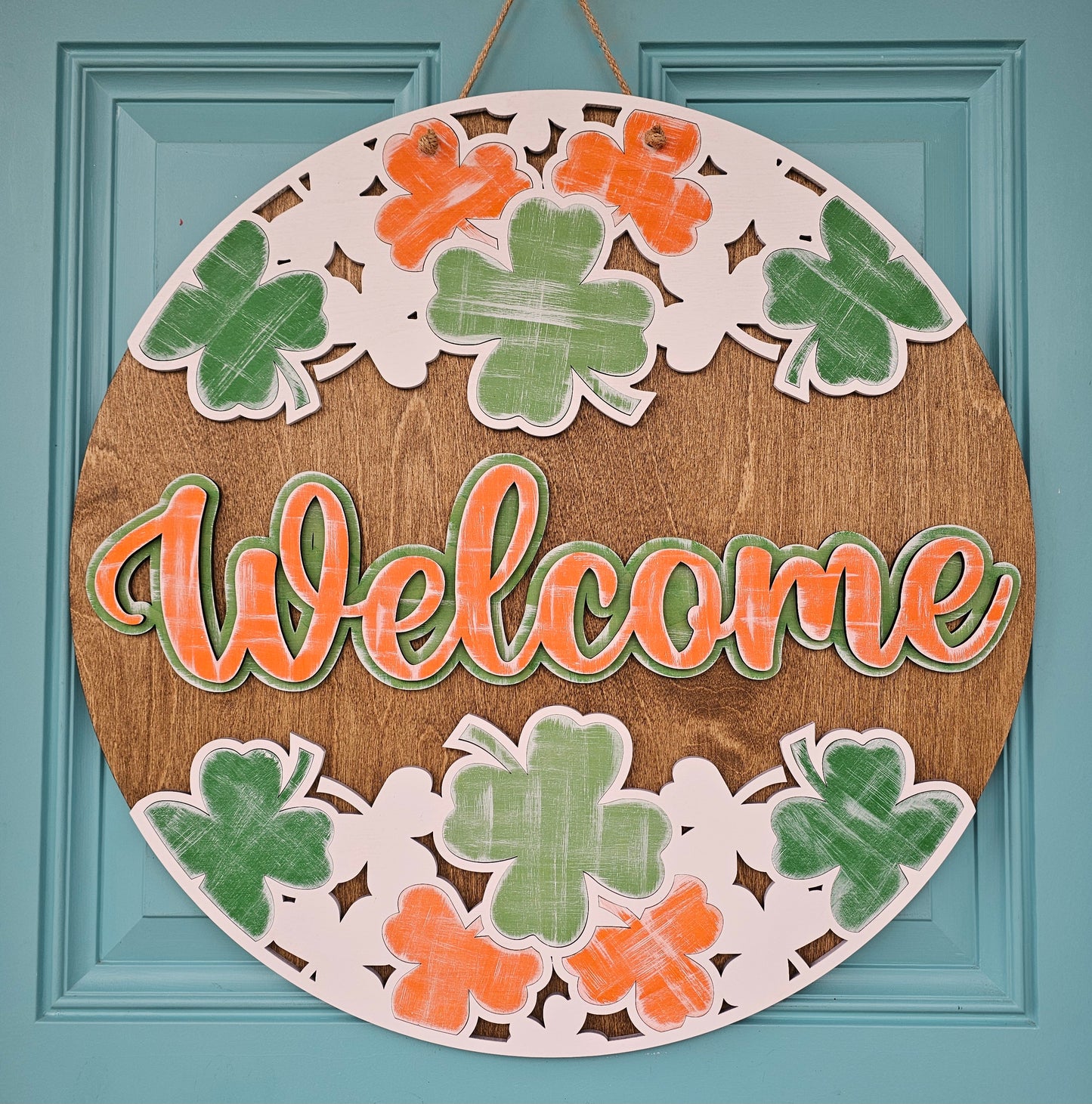 St. Patrick's Day Irish Welcome Door Hanger