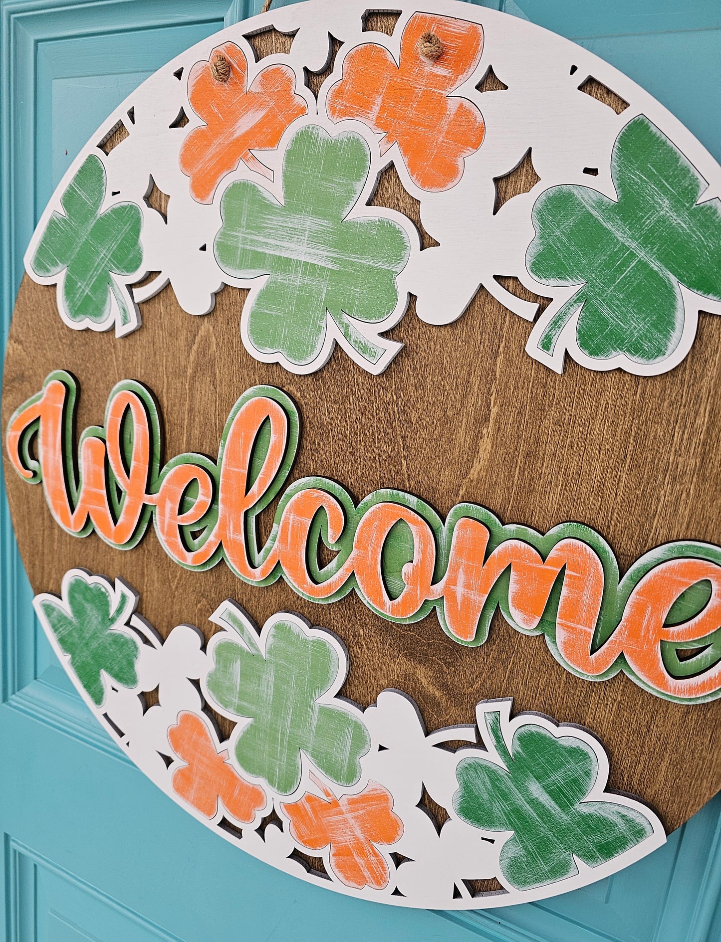 St. Patrick's Day Irish Welcome Door Hanger