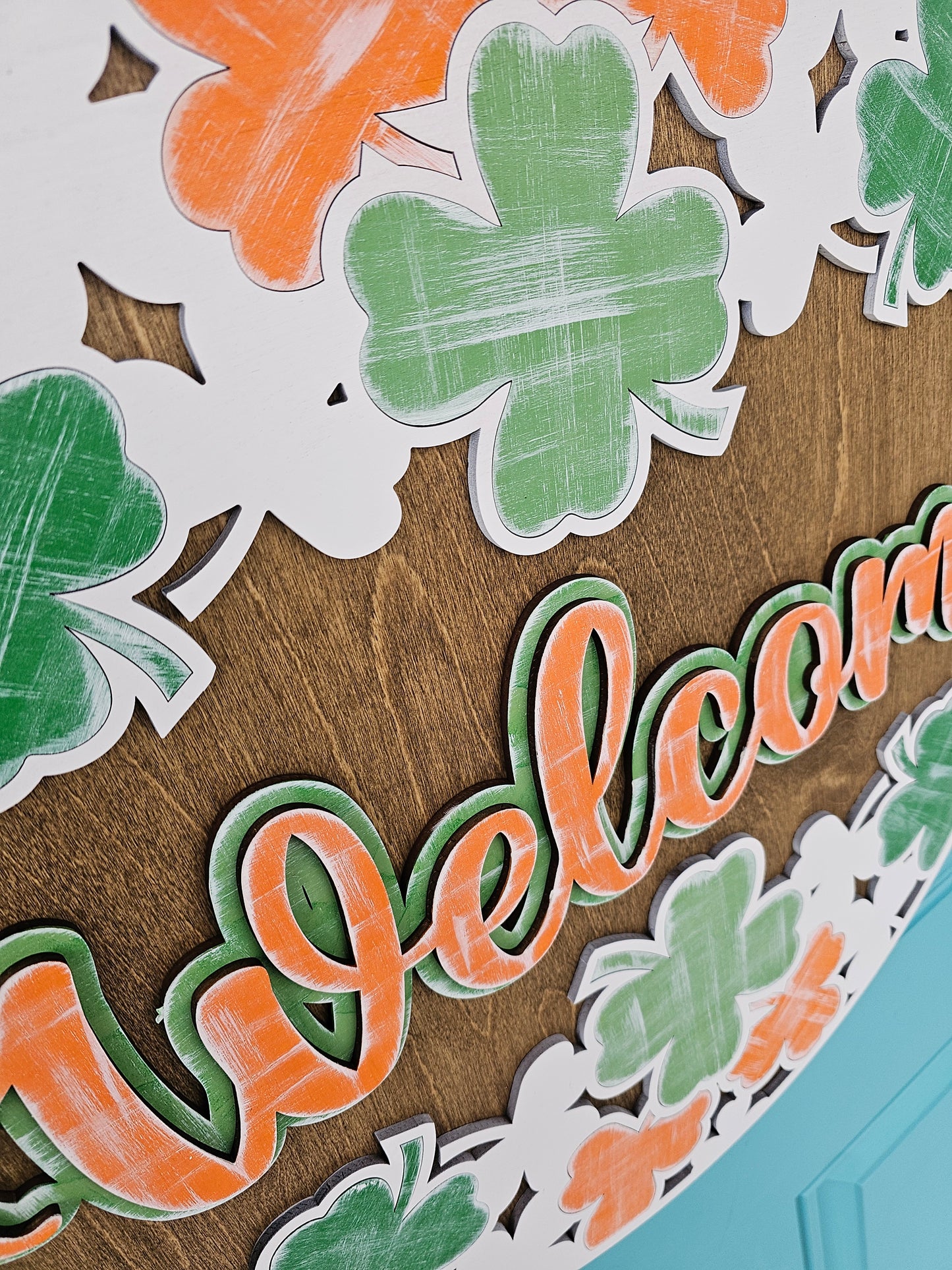 St. Patrick's Day Irish Welcome Door Hanger