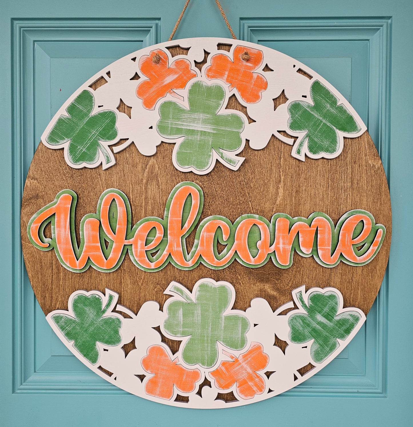 St. Patrick's Day Irish Welcome Door Hanger