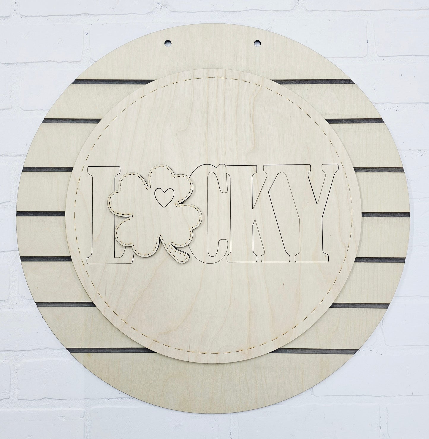 Lucky Shiplap Door Hanger