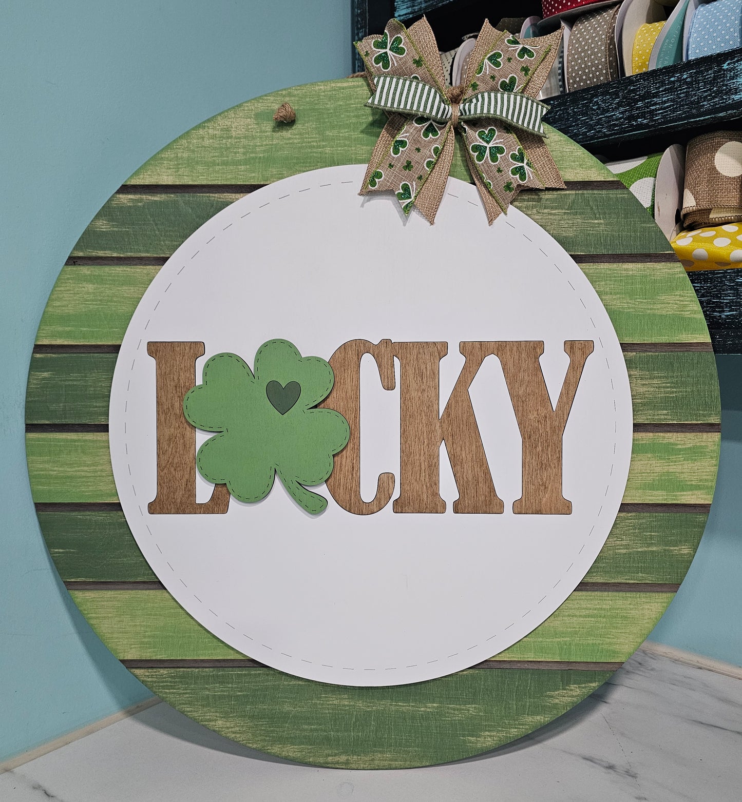 Lucky Shiplap Door Hanger