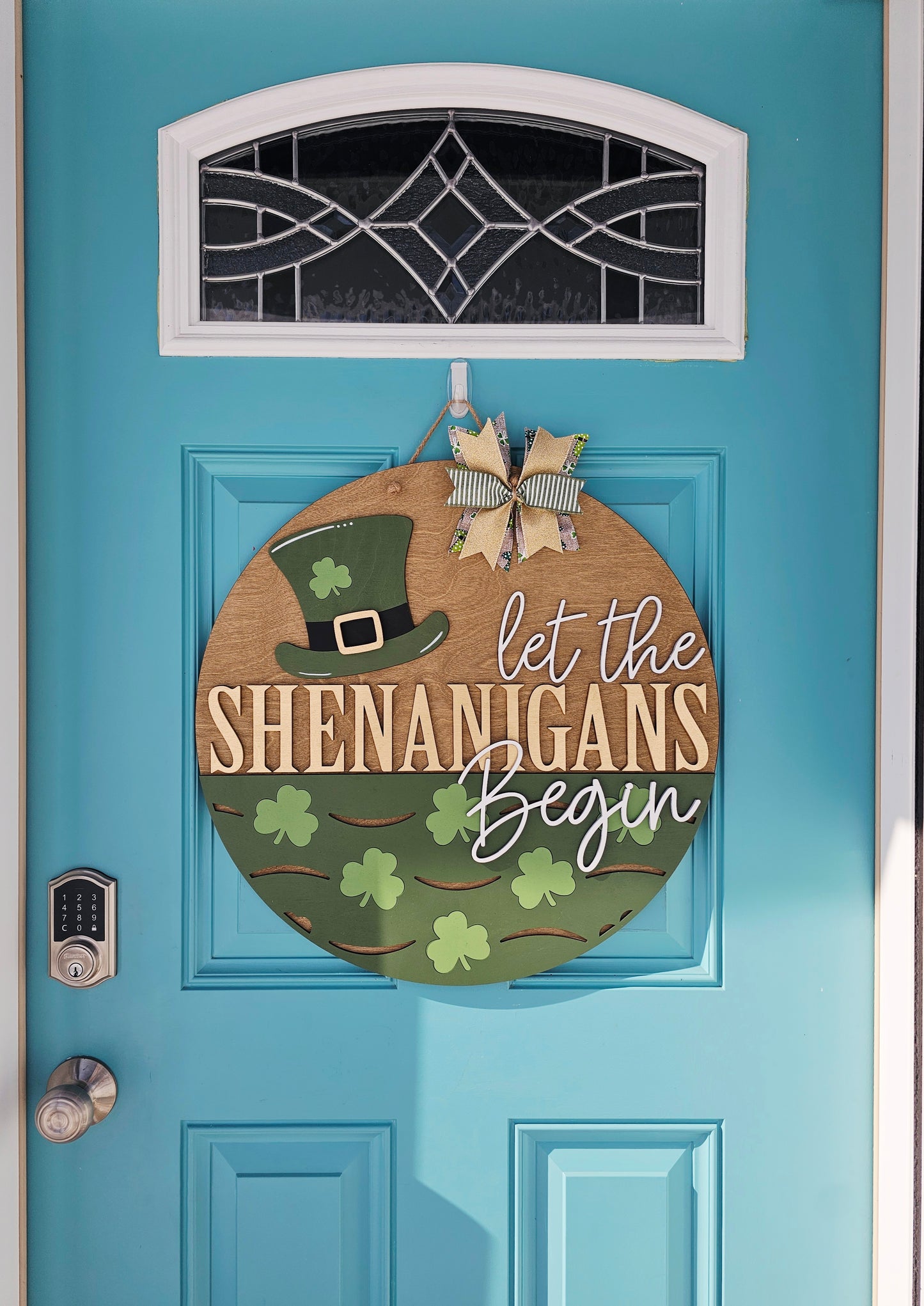 Let the Shenanigans Begin Door Hanger