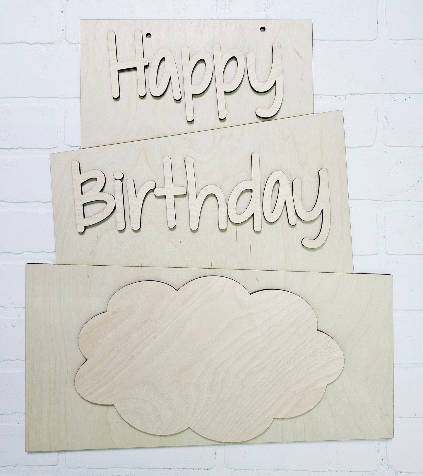 Happy Birthday Door Hanger