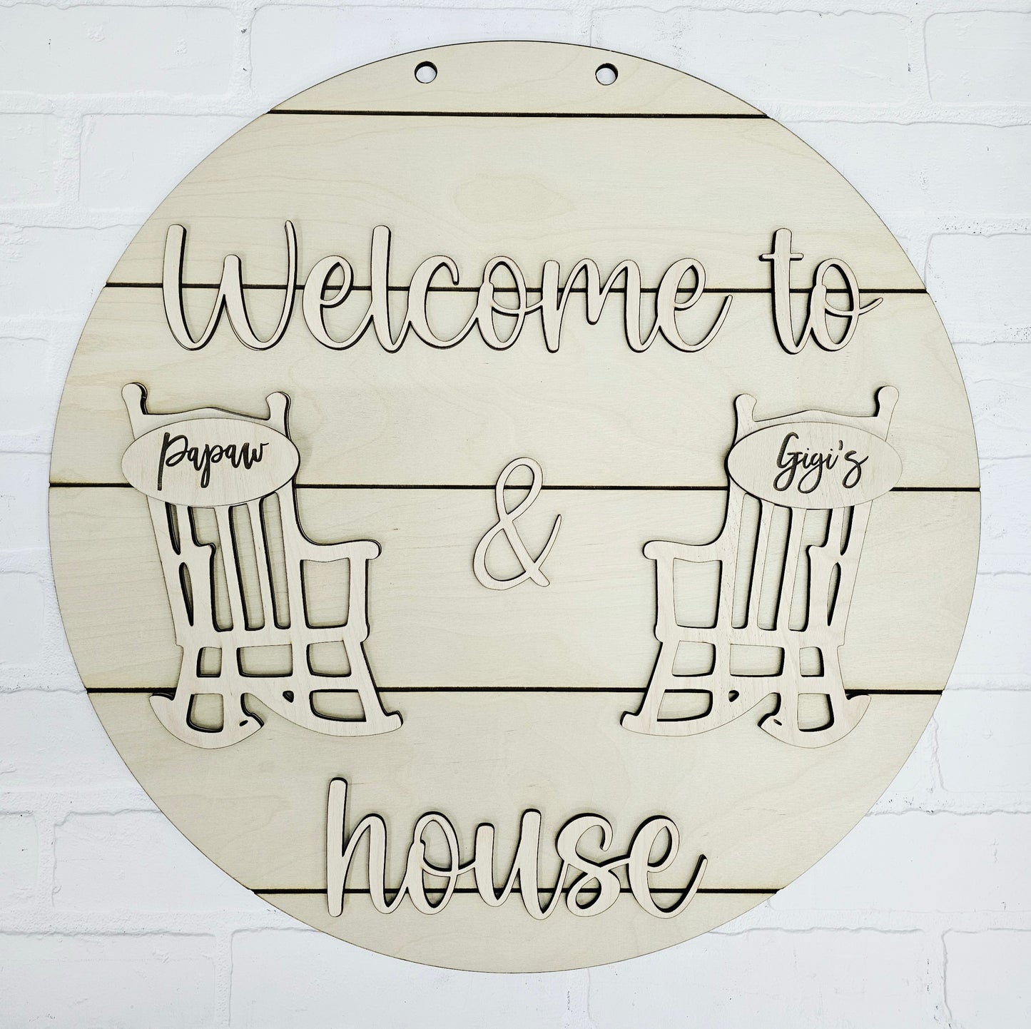 Grandparent Rocking Chair Door Hanger