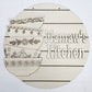 Personalized Vintage Pyrex Door Hanger