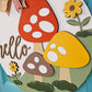 Hello Mushroom Trio Door Hanger