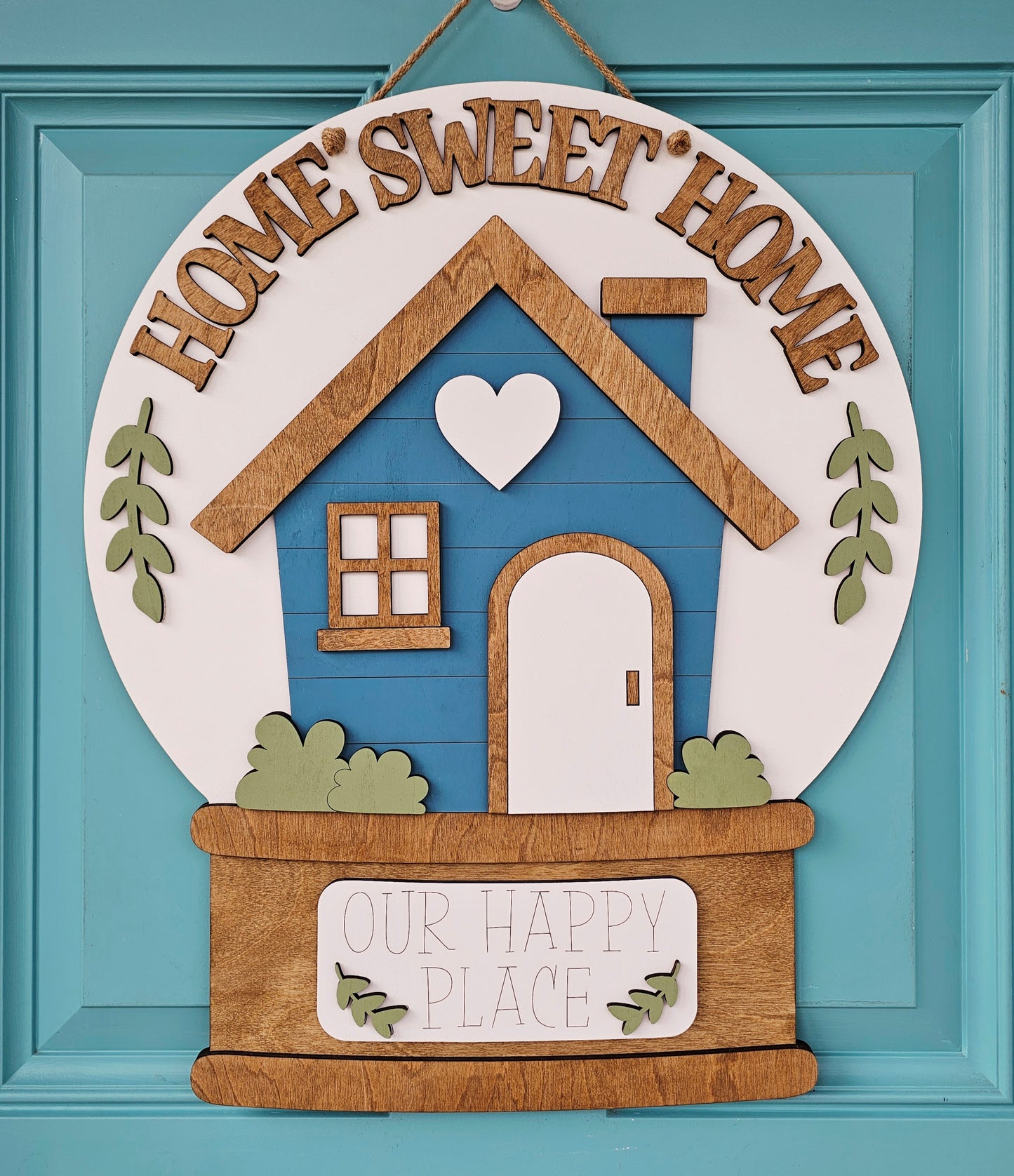 Home Sweet Home Globe Door Hanger