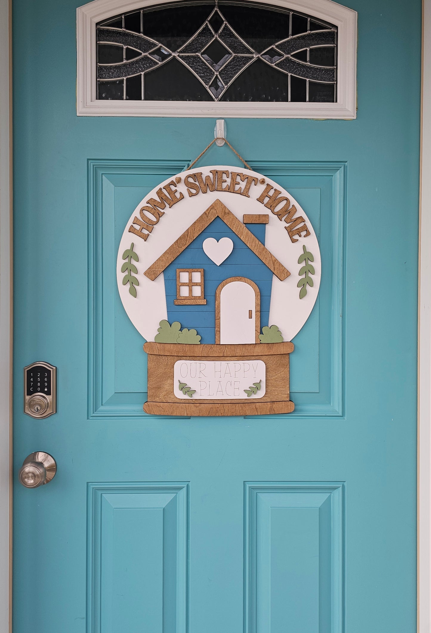 Home Sweet Home Globe Door Hanger