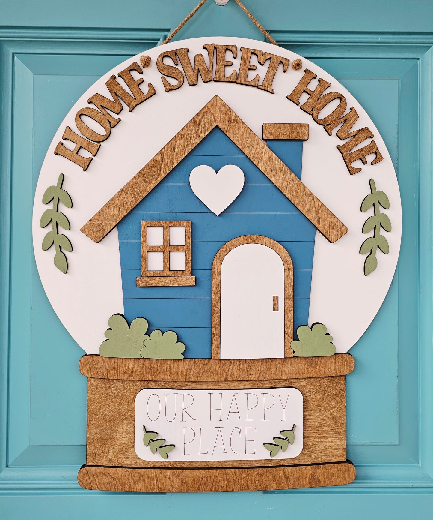 Home Sweet Home Globe Door Hanger