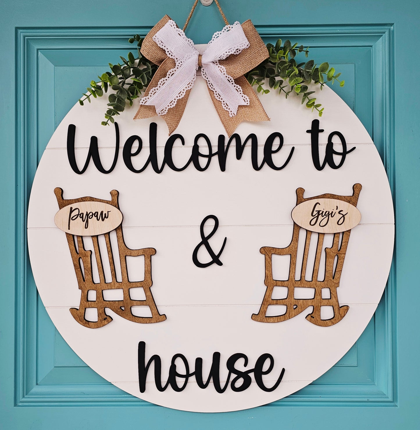Grandparent Rocking Chair Door Hanger