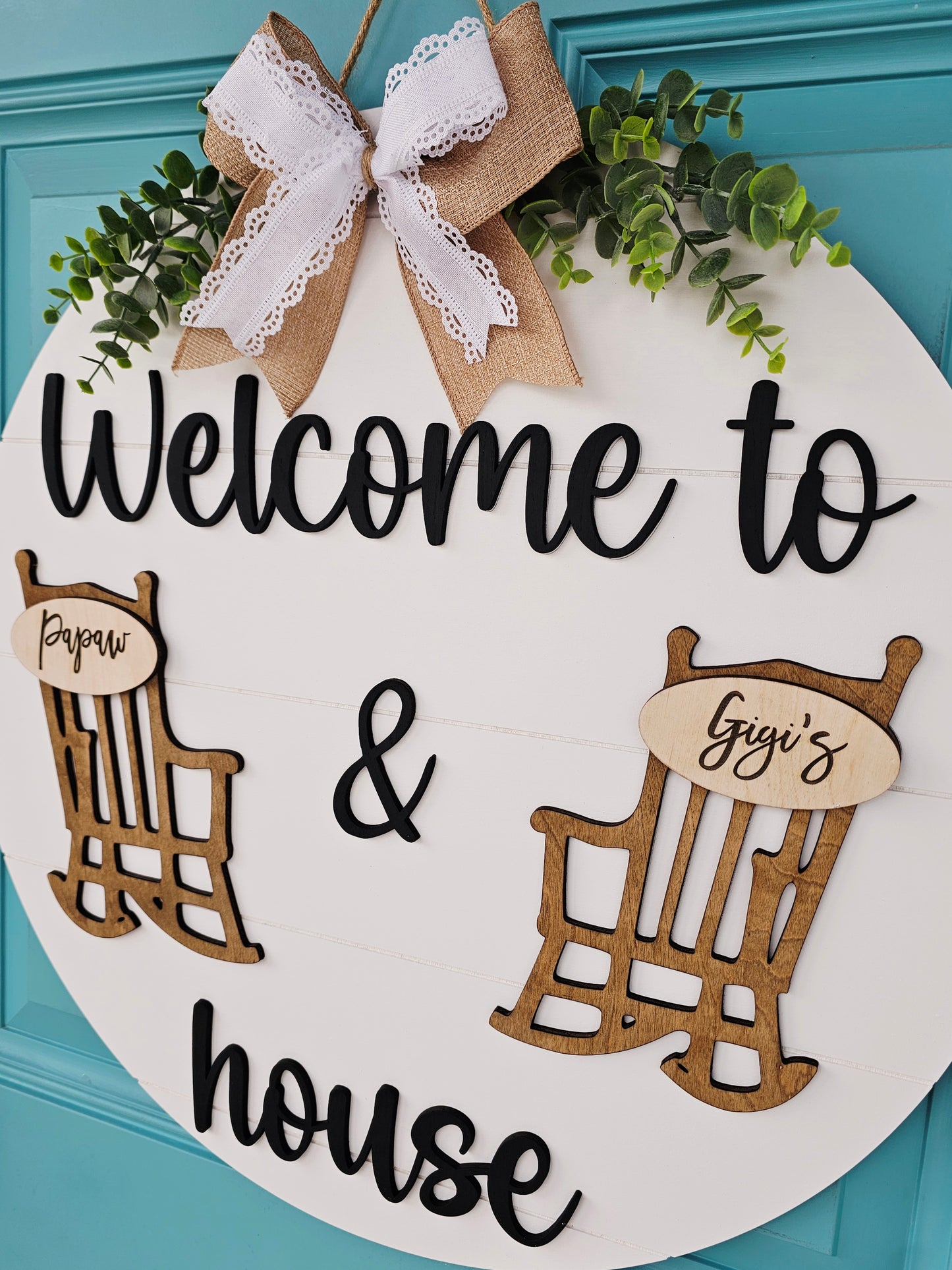 Grandparent Rocking Chair Door Hanger